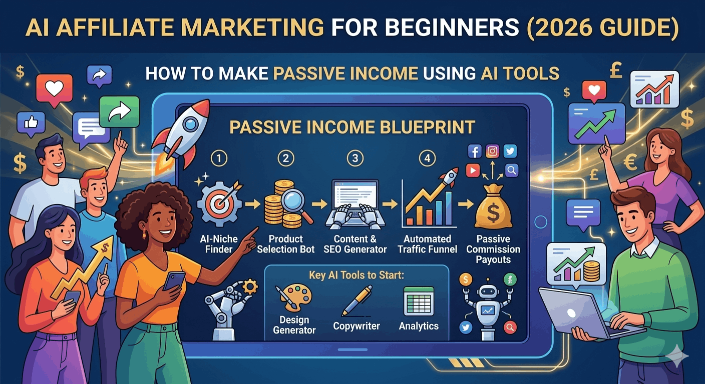 AI Affiliate Marketing for Beginners (2026 Guide): How to Make Passive Income Using AI Tools